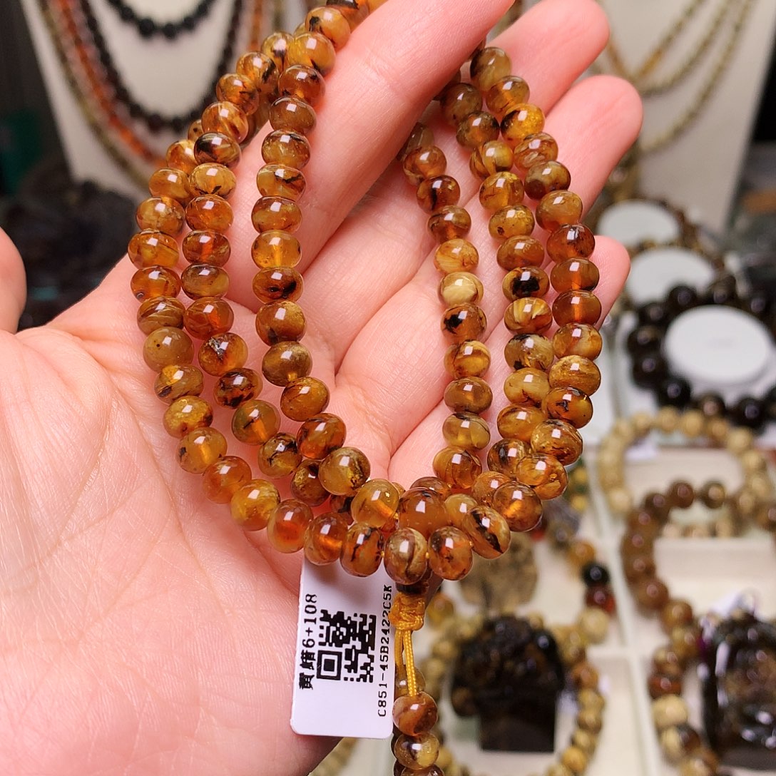 琥珀未镶嵌裸石6/蜜蜡108-851