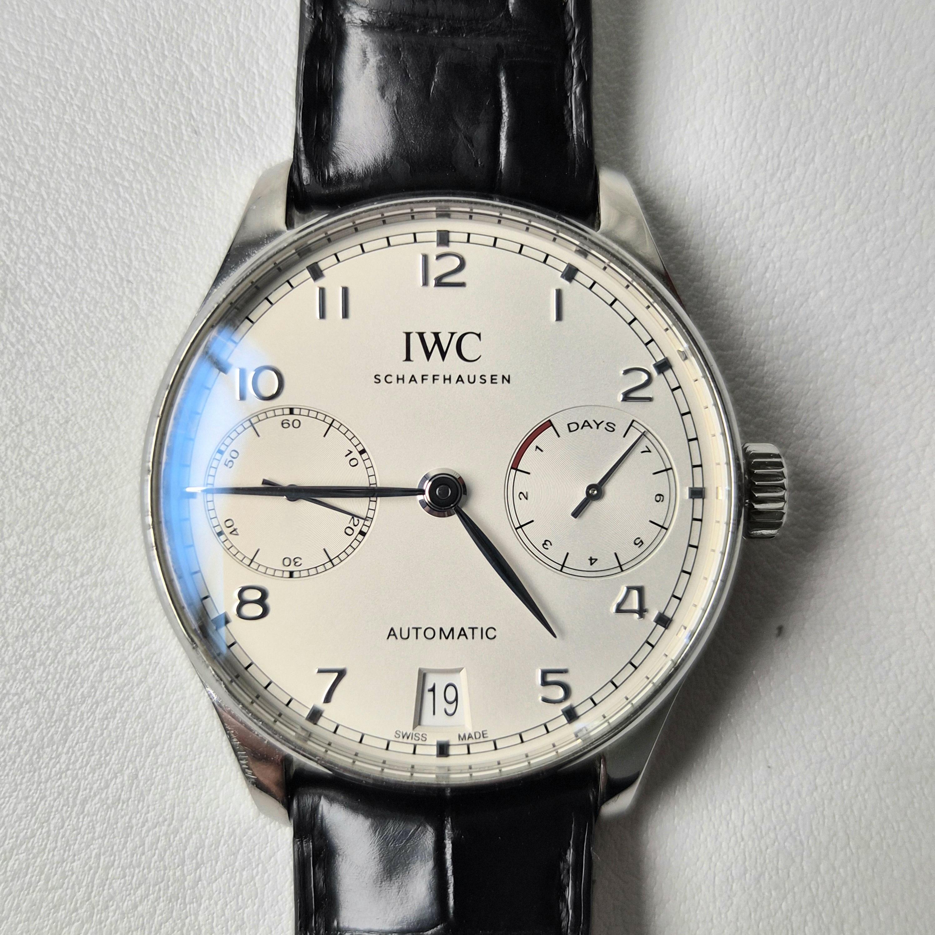 99新 IWC/万国 葡萄牙 23年电子卡已延保  IW500712
