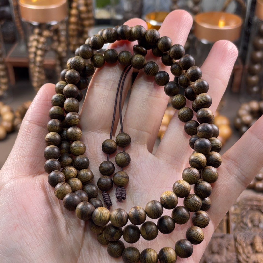 手串沉香越南富森红土多圈