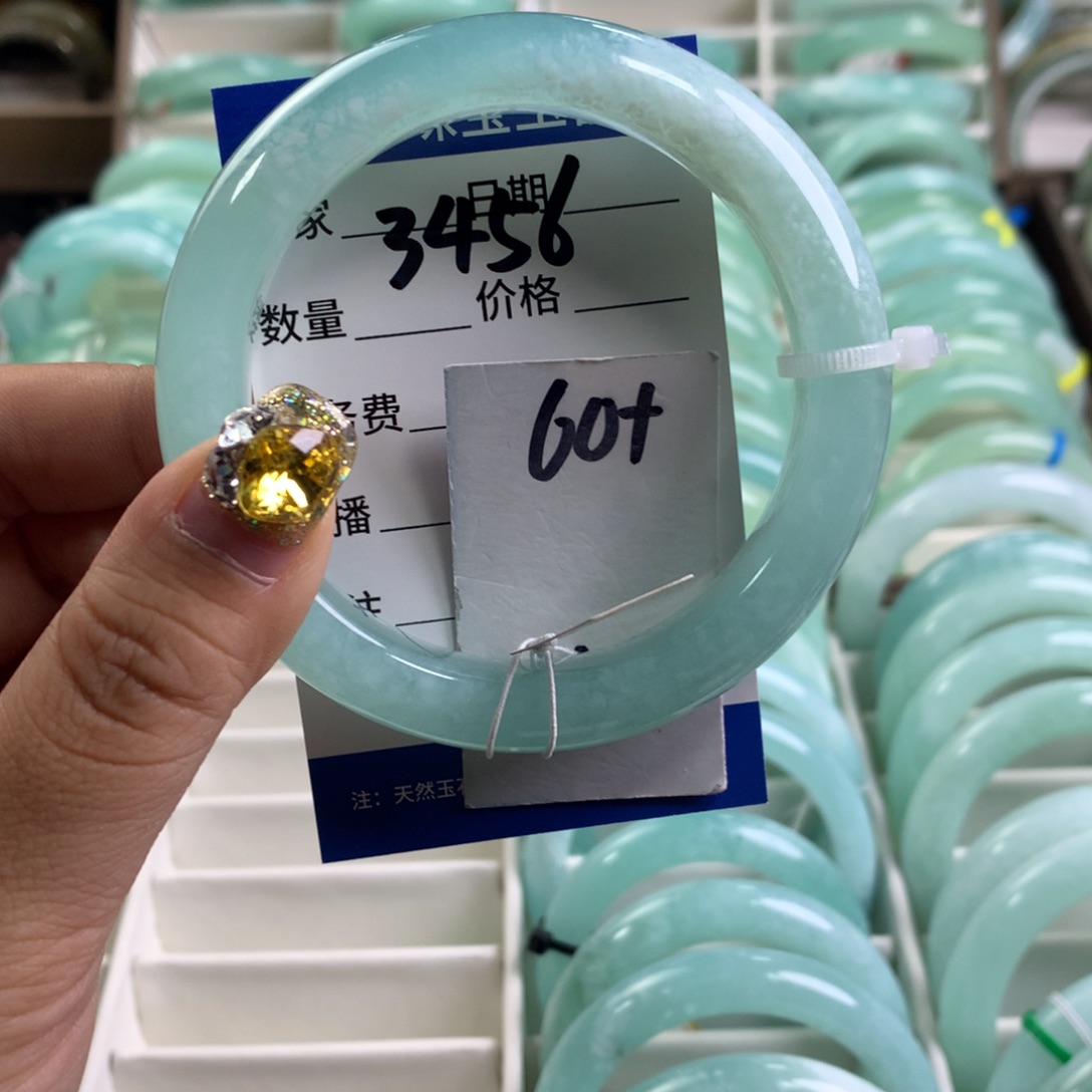 蛇纹石玉手镯未镶嵌3456