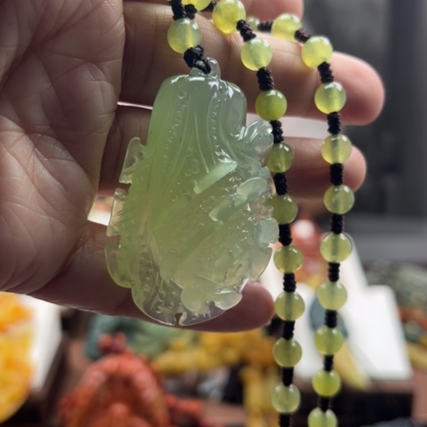 岫玉挂件未镶嵌挂件