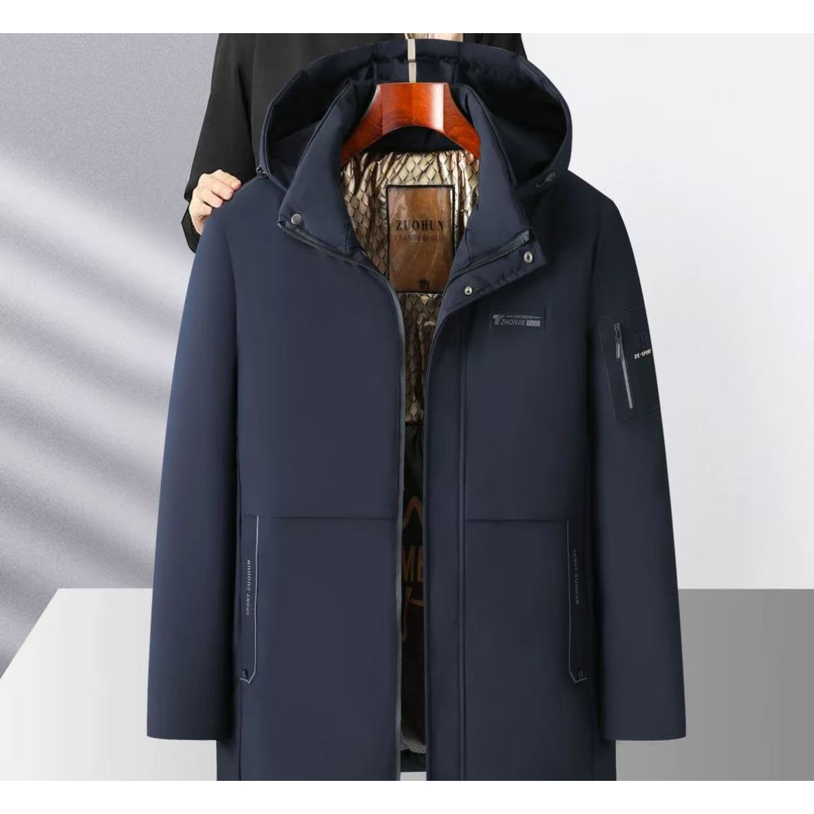 男士保暖冬季派克棉服休闲加厚防风