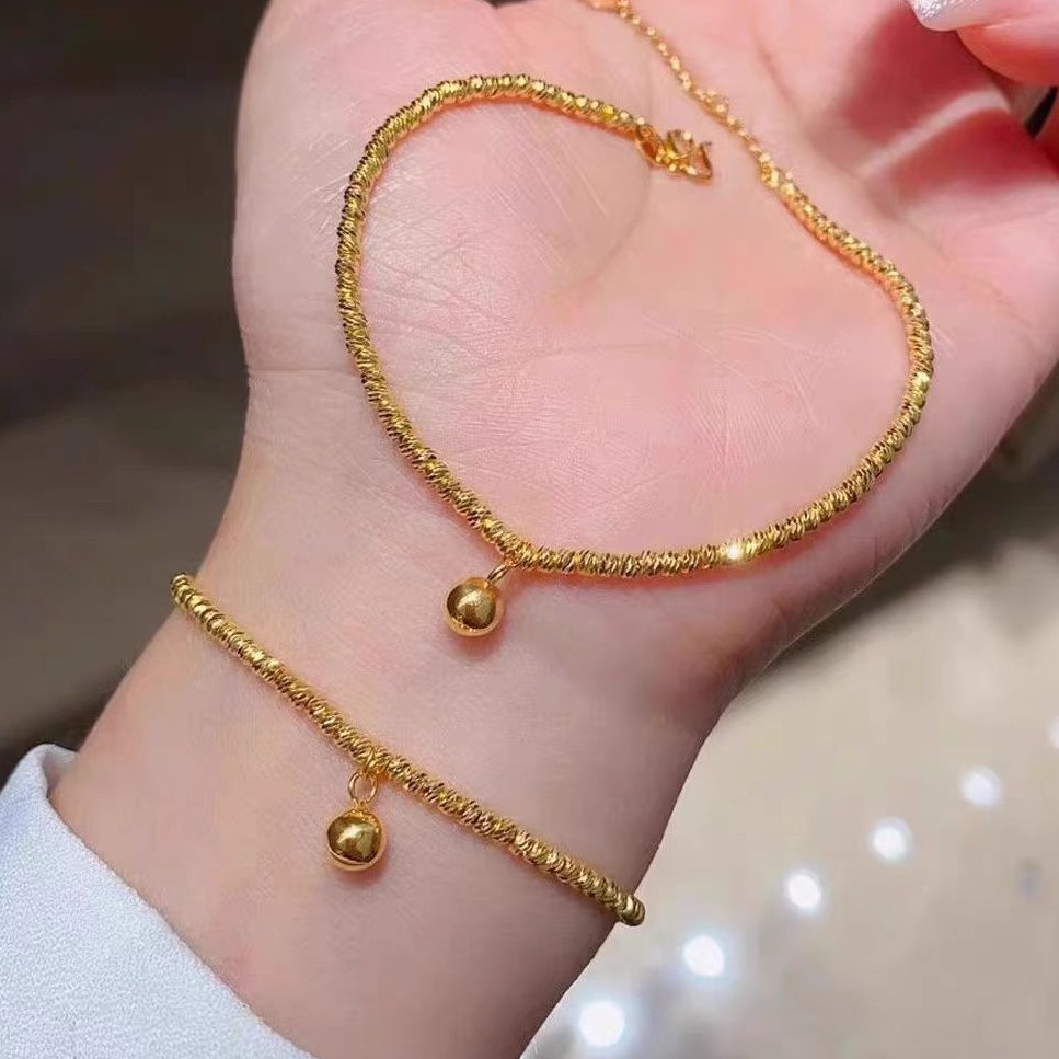 铜合金手链 【精工7g】超闪蹦迪小圆珠手链女轻奢气质时尚百搭光珠