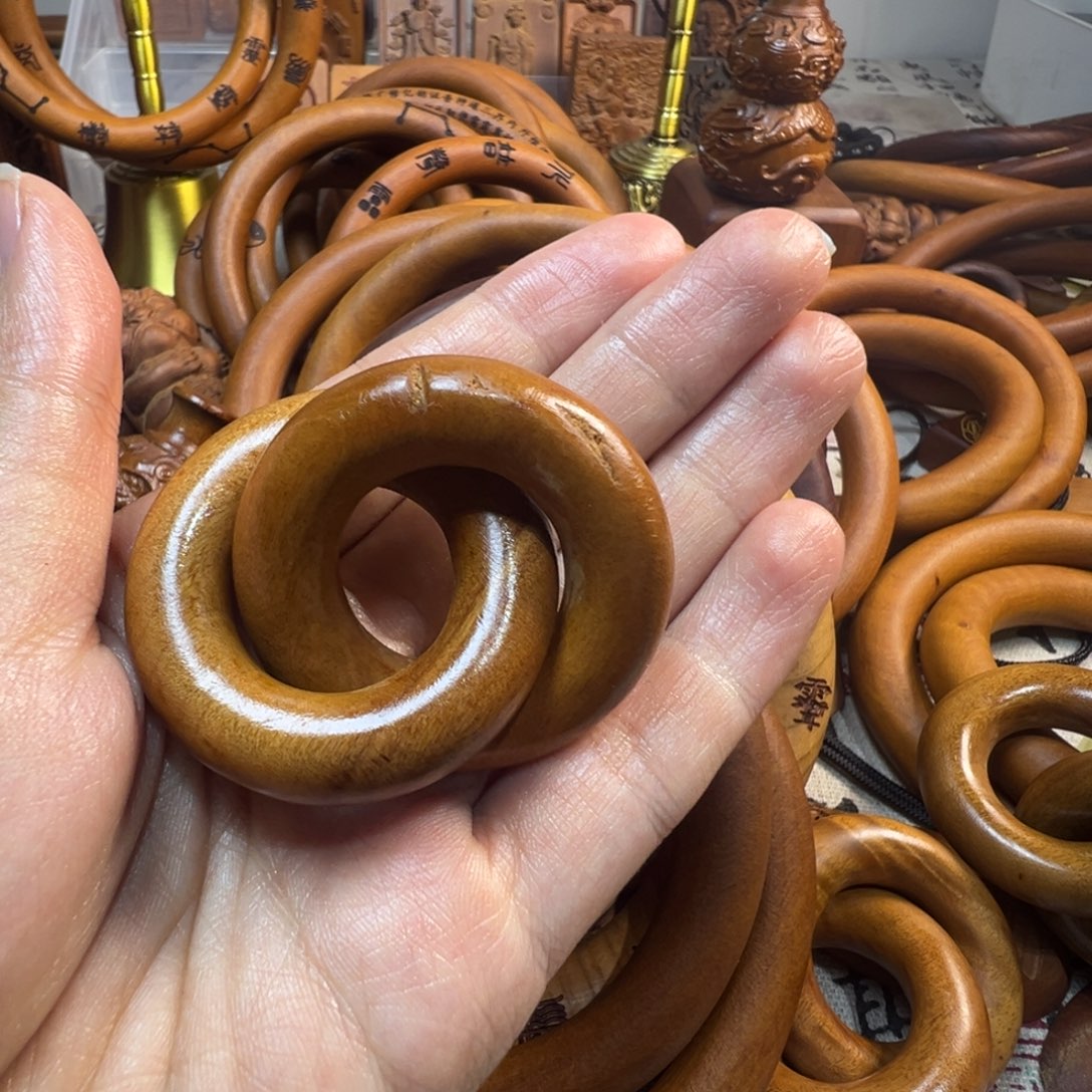 枣木瑕疵款枣木乾坤圈小圈