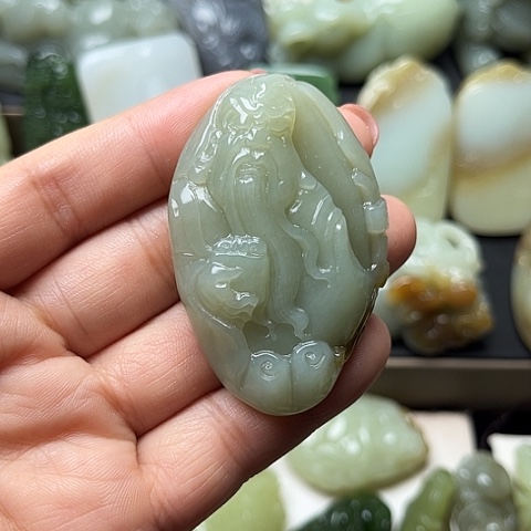 颈饰未镶嵌和田玉