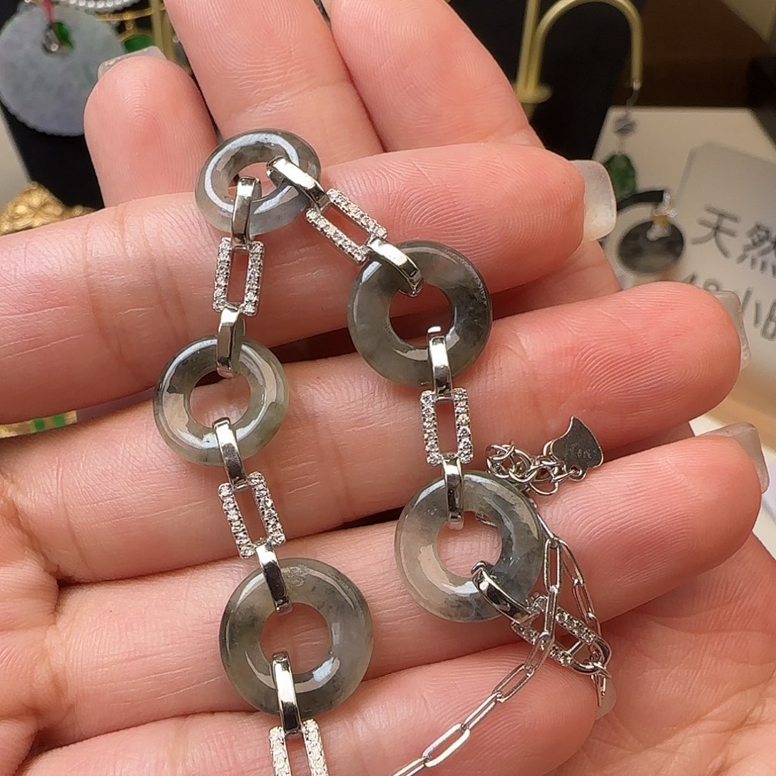 未镶嵌手链翡翠手链