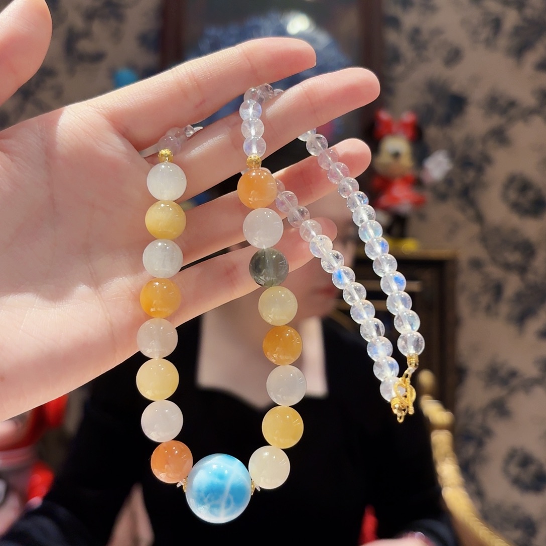 水晶未镶嵌颈饰颈饰