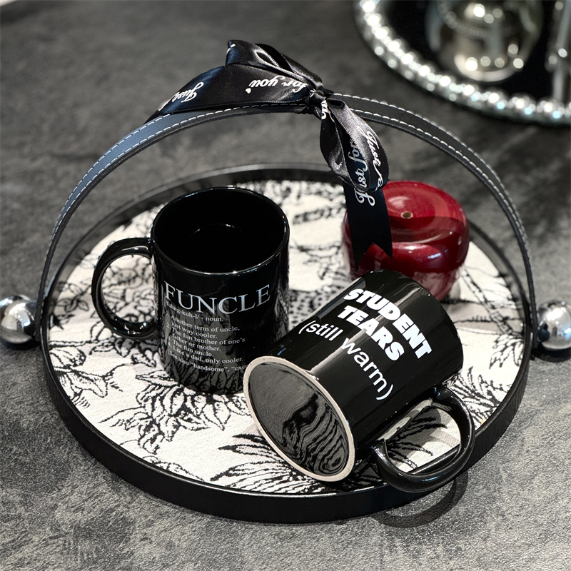 潮流小清新韩式数字22062马克杯手工茶杯水杯个性