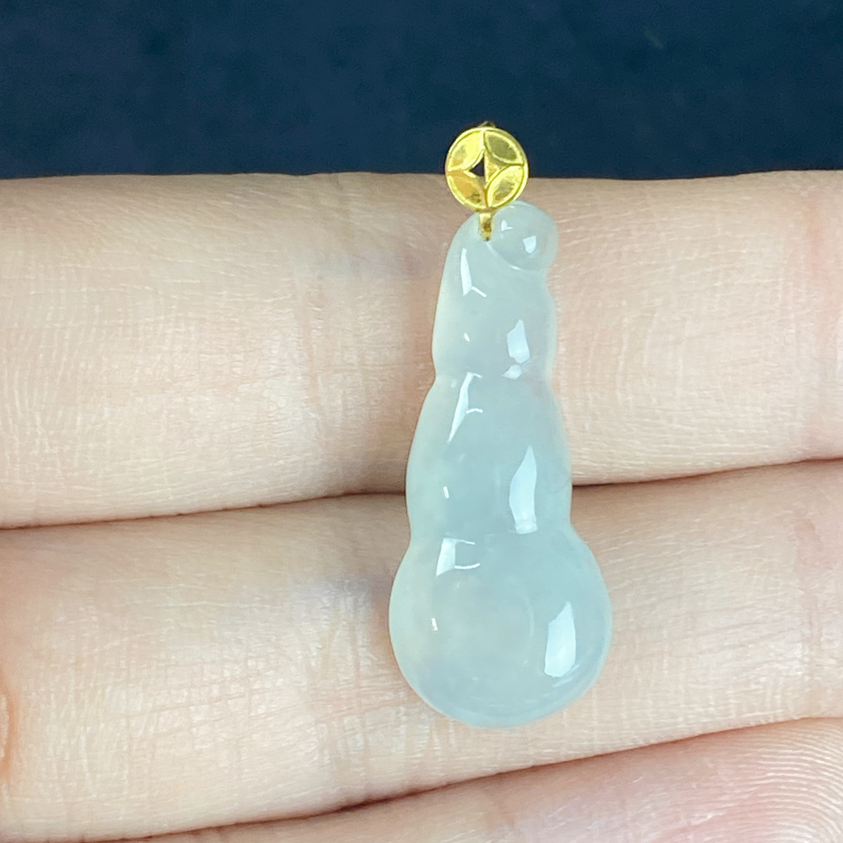 1888/LLS-45 翡翠时尚百搭精美豆子吊坠/多样性发/一件