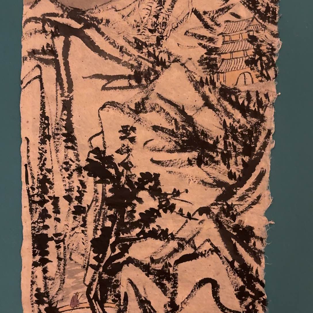 国画雷公老师作品画作