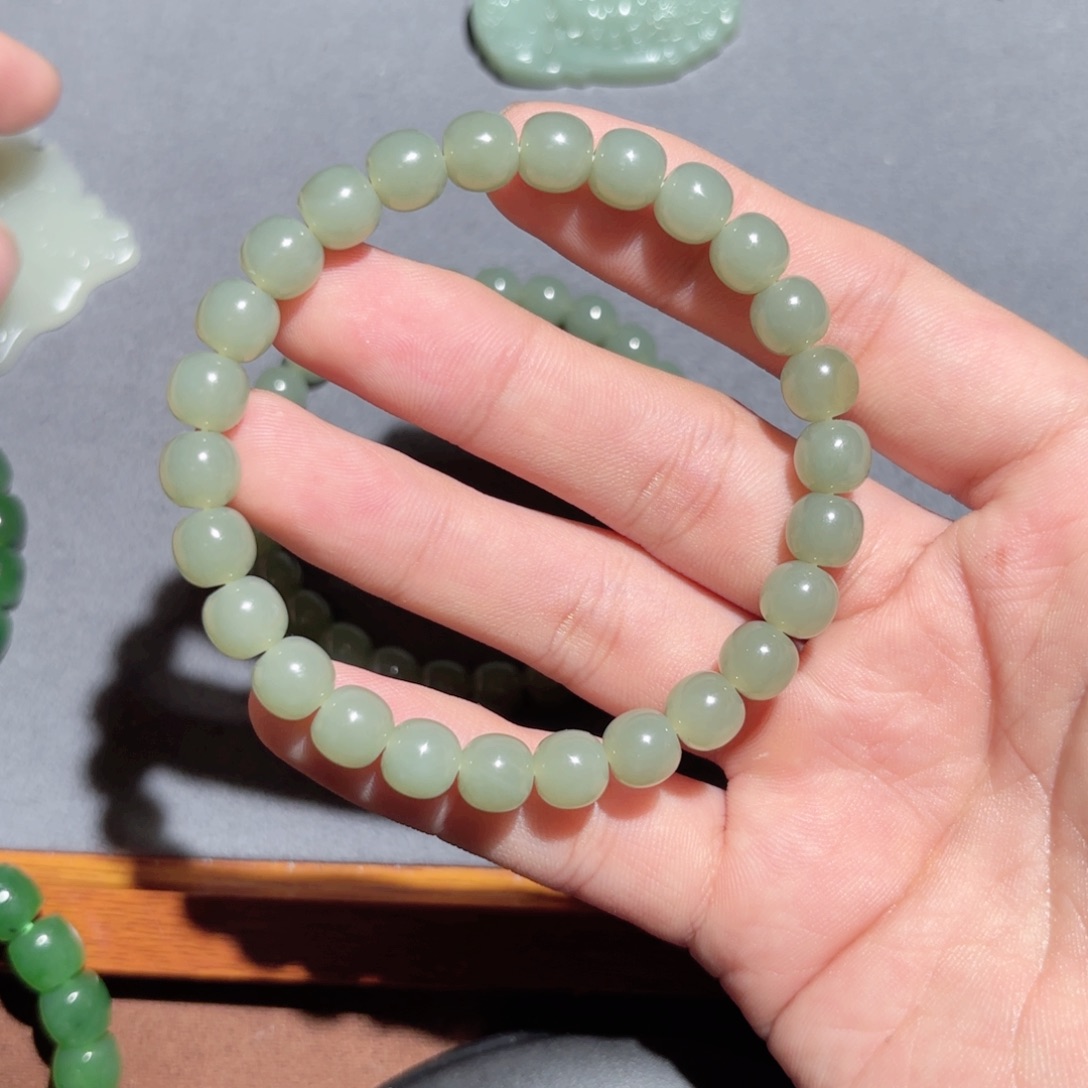 和田玉手链未镶嵌