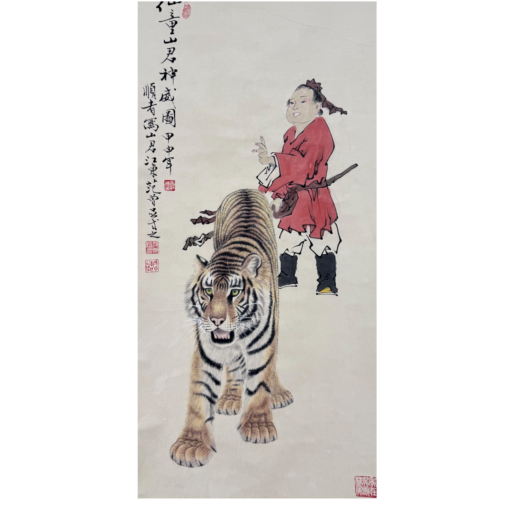范曾 款 人物立轴 130X50约5.86平尺