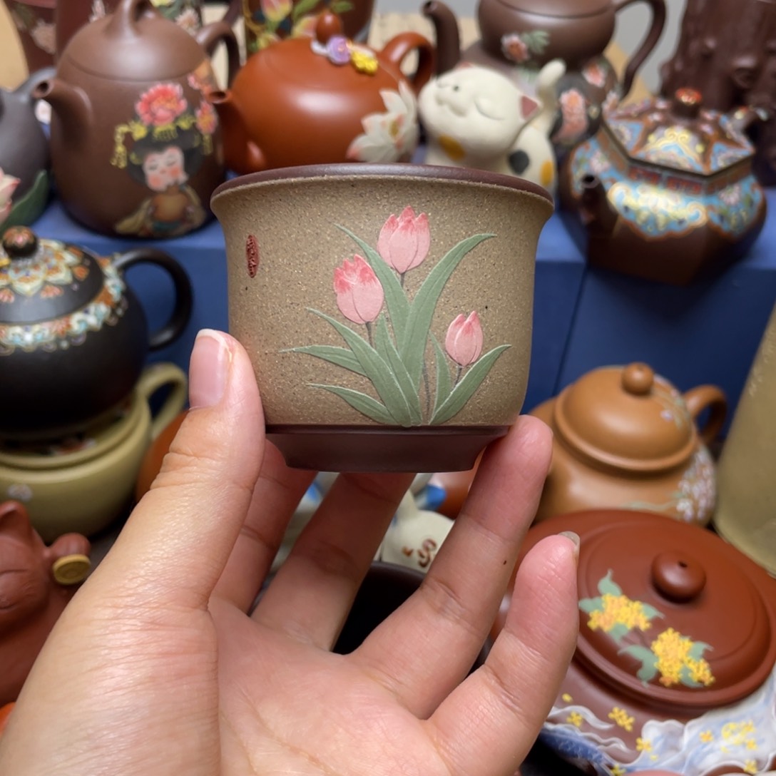 茶杯紫砂紫砂主人杯80c c