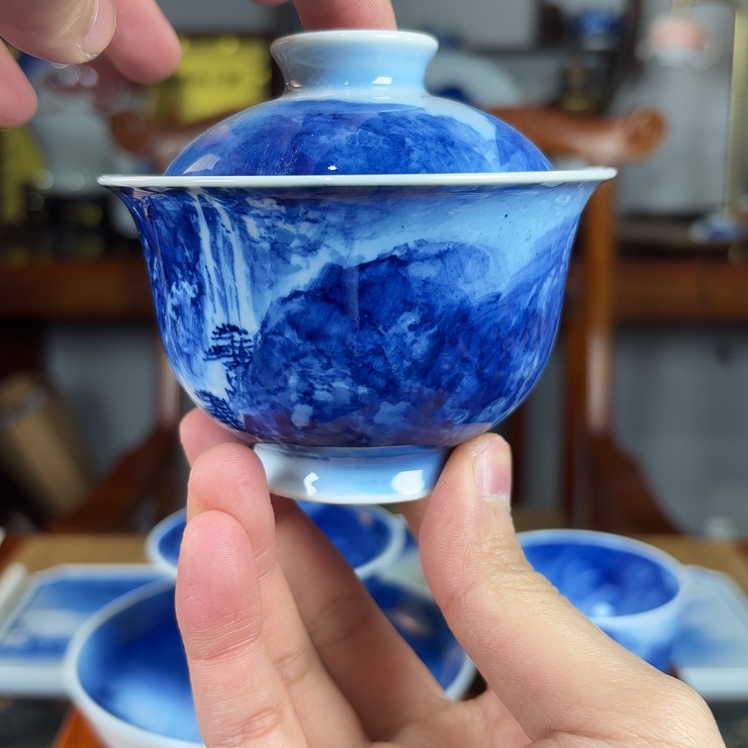 晓****%王庆龙老师手绘陶瓷