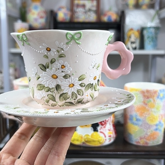 手绘高温釉下彩陶瓷