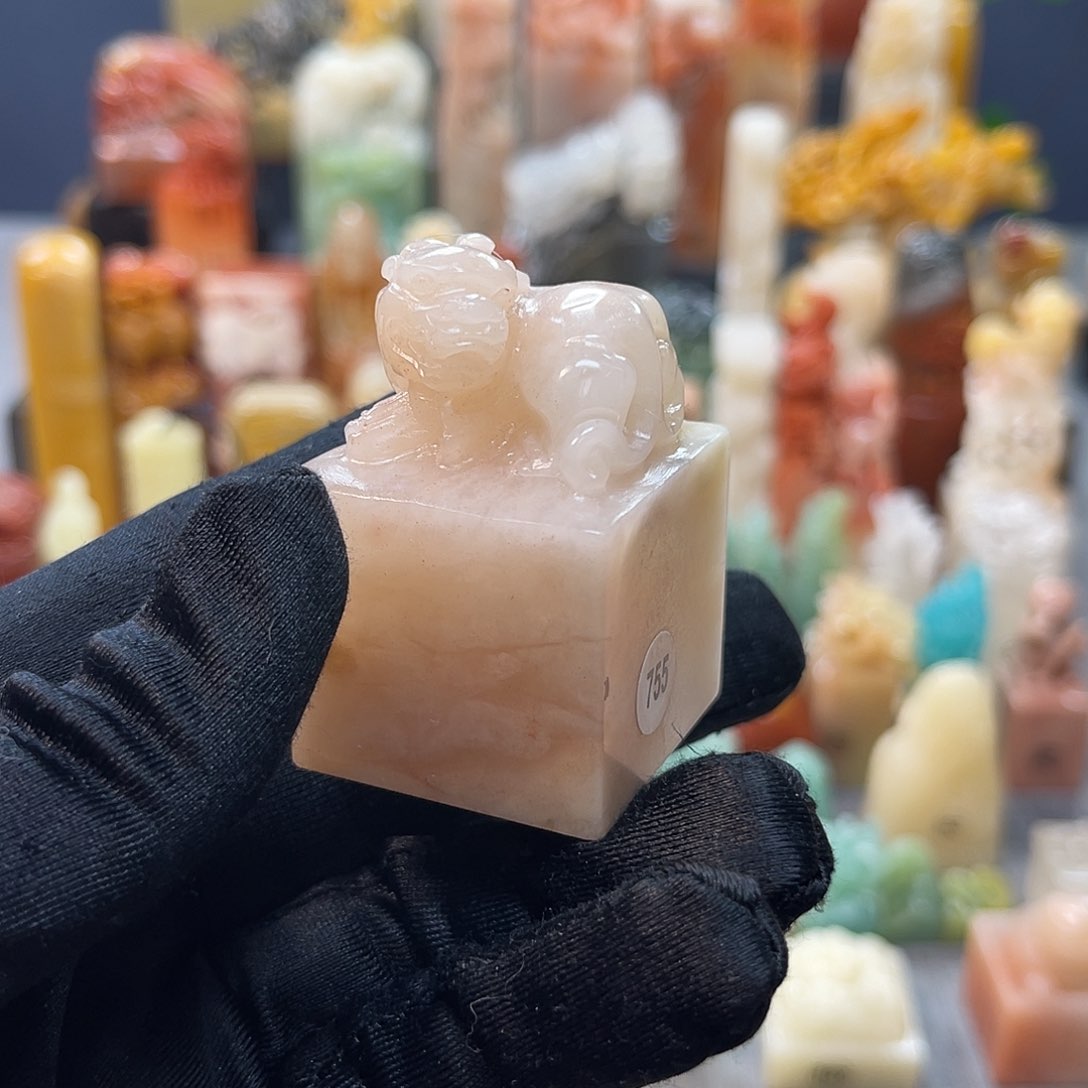 寿山石印石包邮包刻755