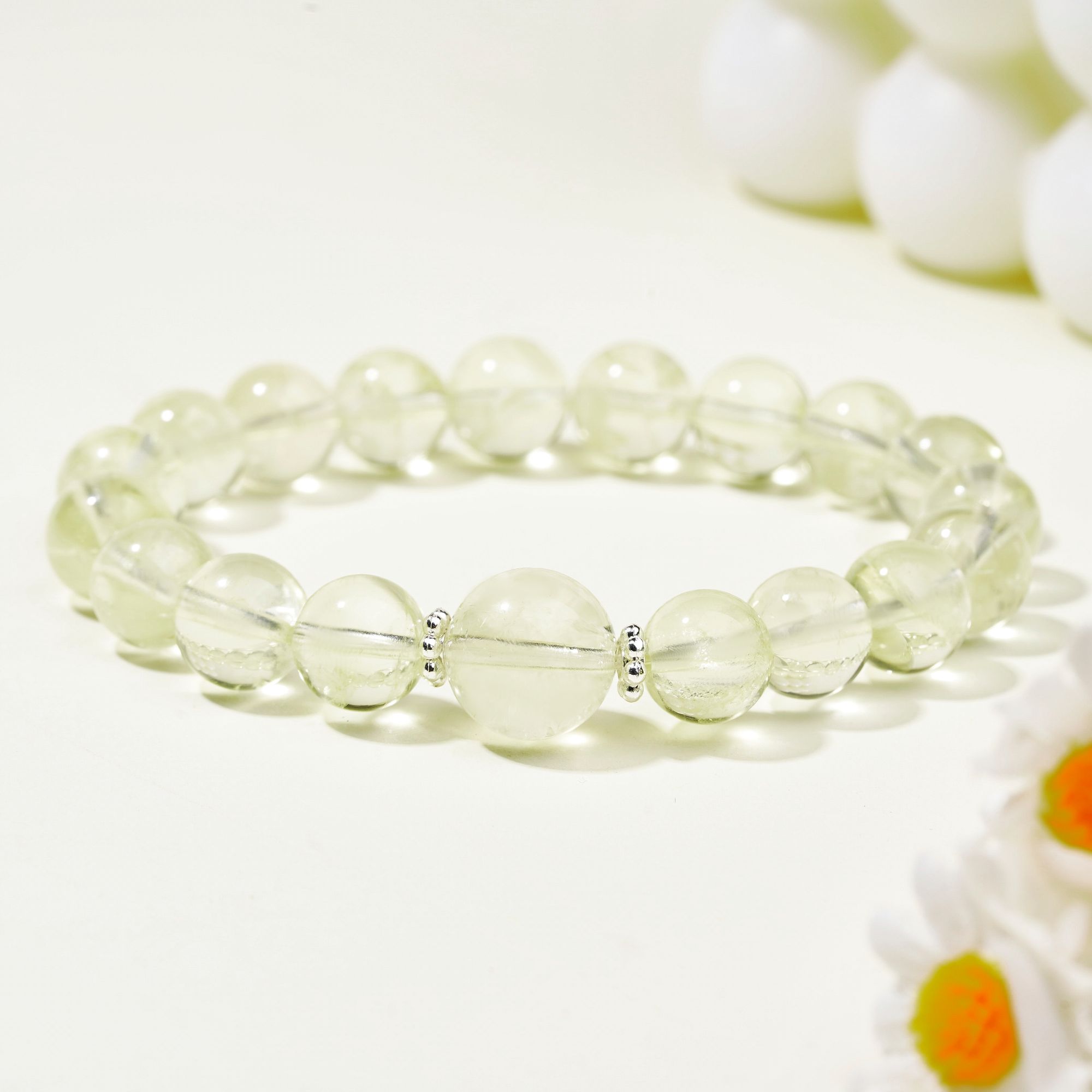 【薄暮下跳舞 】柠檬晶搭配顶珠柠檬黄水设计款XX300039