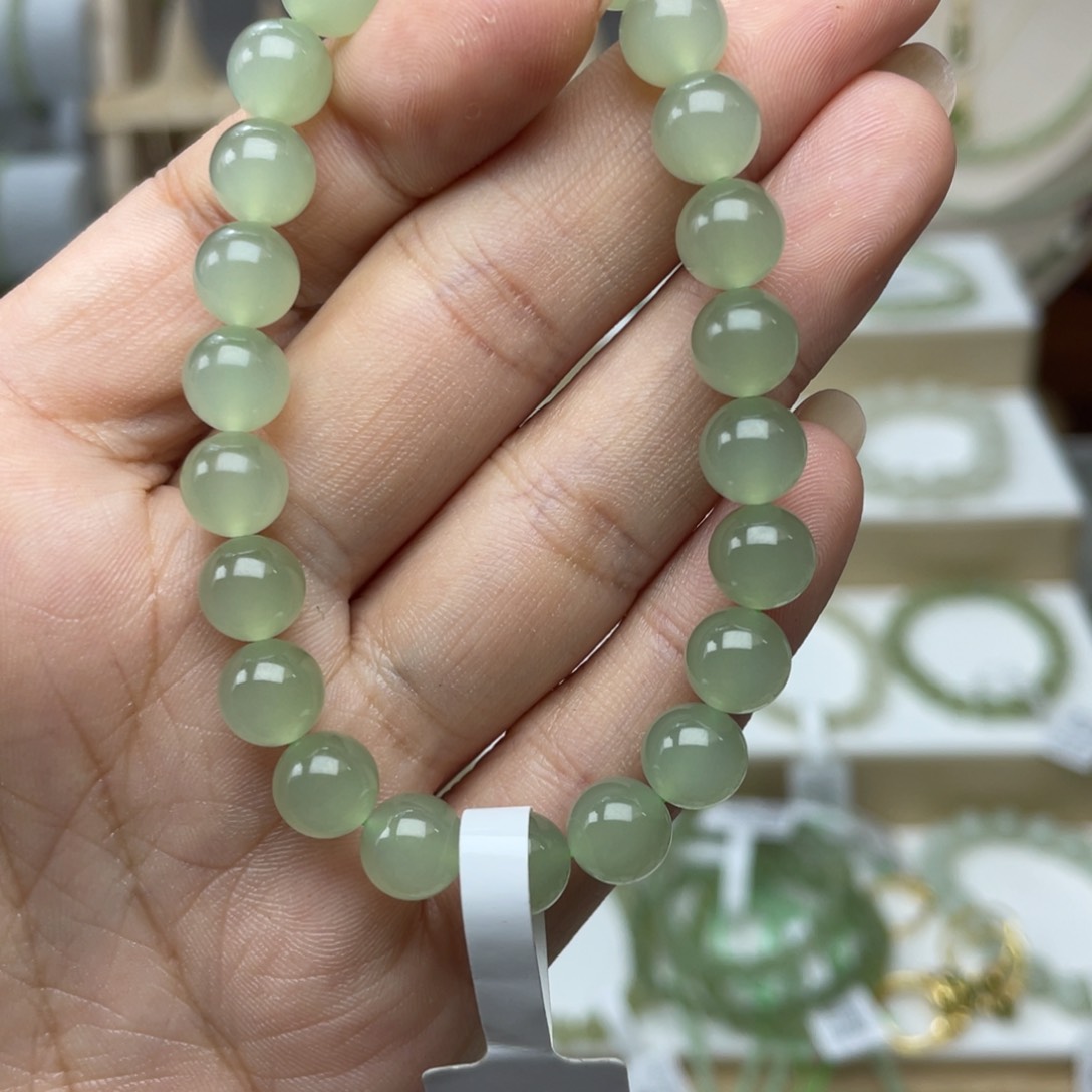 和田玉手链未镶嵌愿*