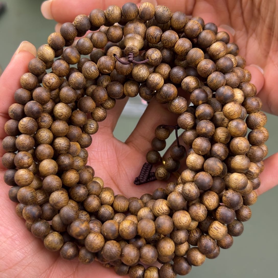 沉香手串海南老白棋卡7/15g多圈多样性发一