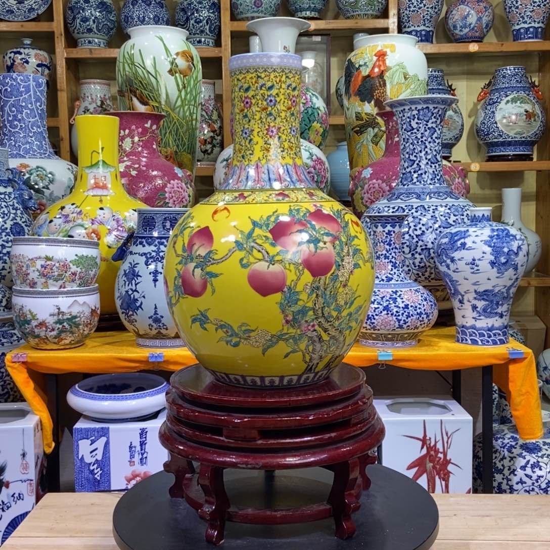 瓶景德镇陶瓷花瓶摆件