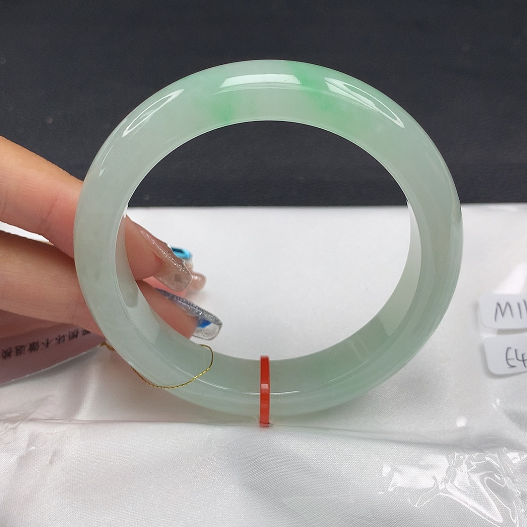 翡翠未镶嵌手镯54圈886