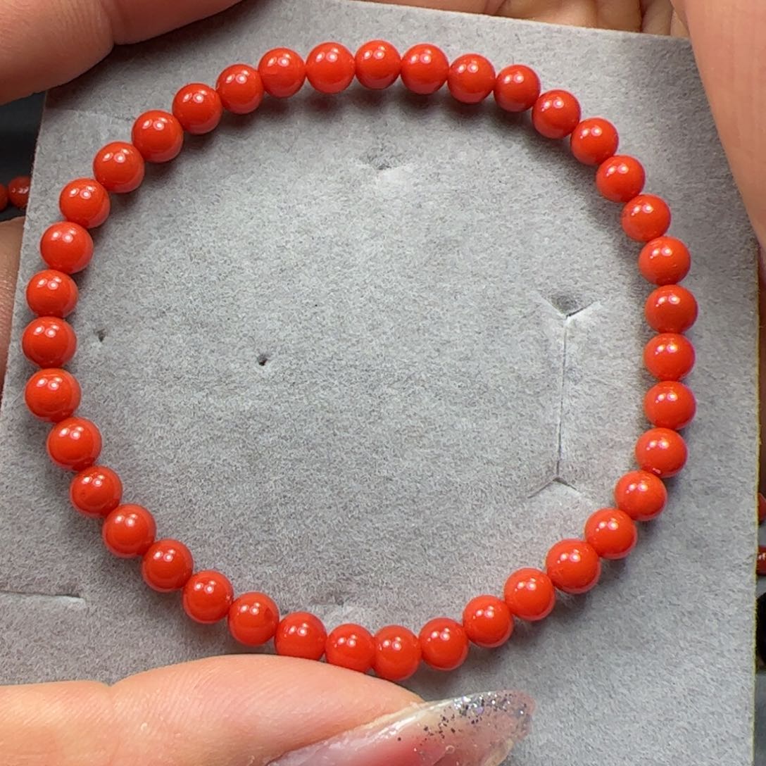南红玛瑙手串未镶嵌