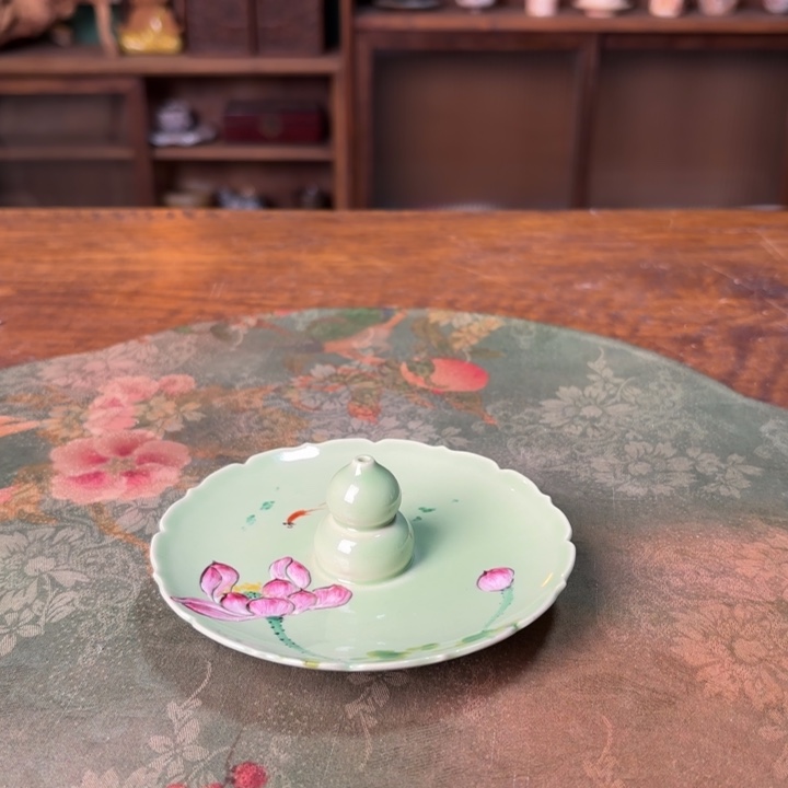 柴烧纯手工手绘陶瓷