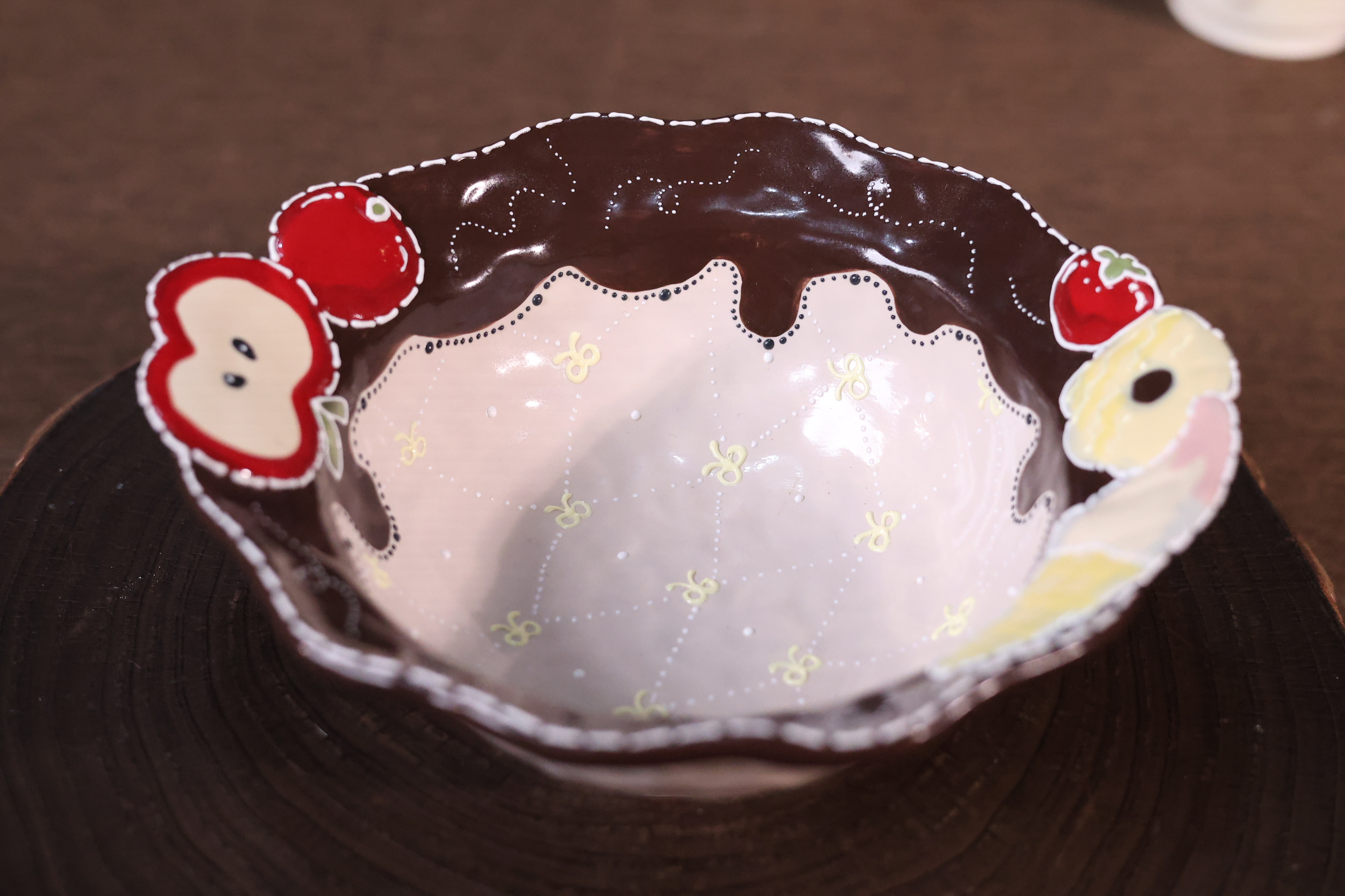 卡通可爱釉下彩盘子0388 0389