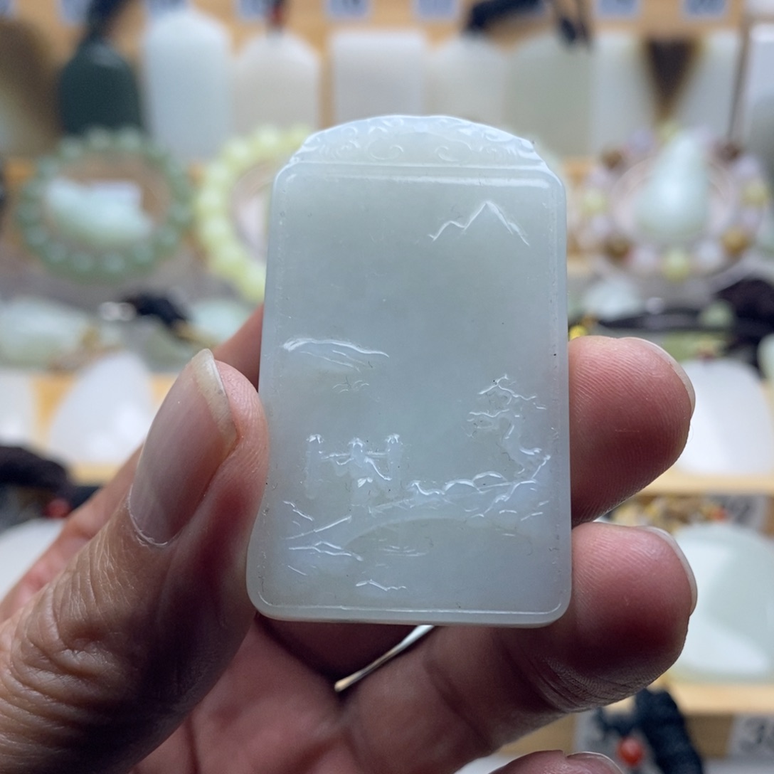 未镶嵌和田玉挂件