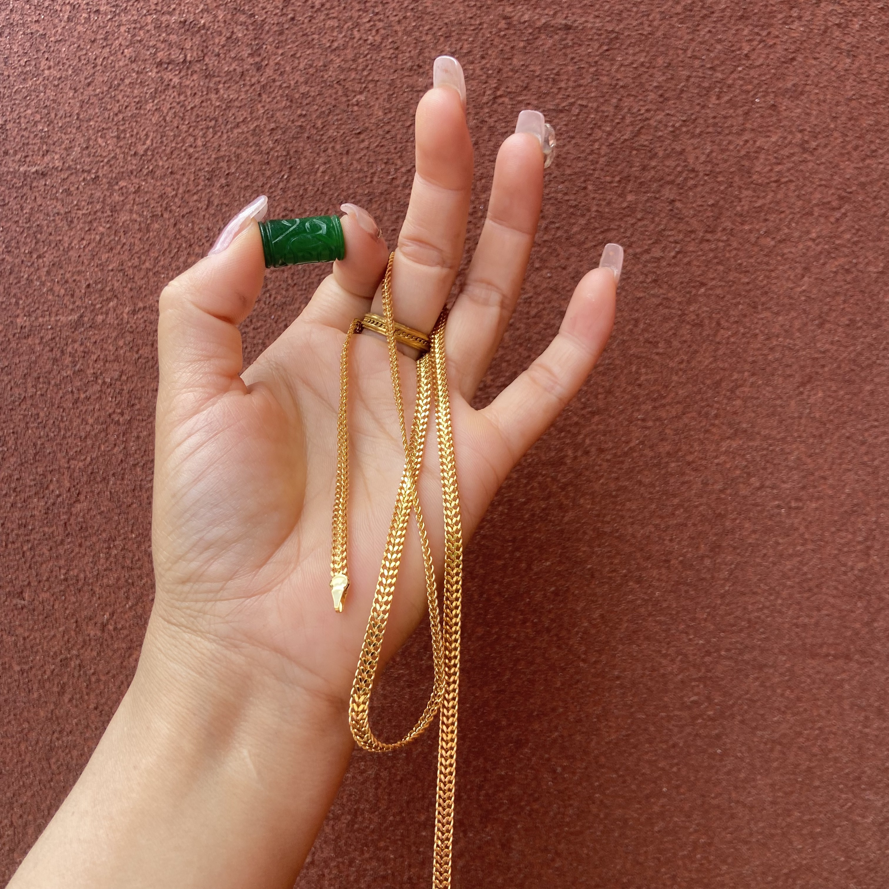 258镂空项链  玛瑙珠多样发一