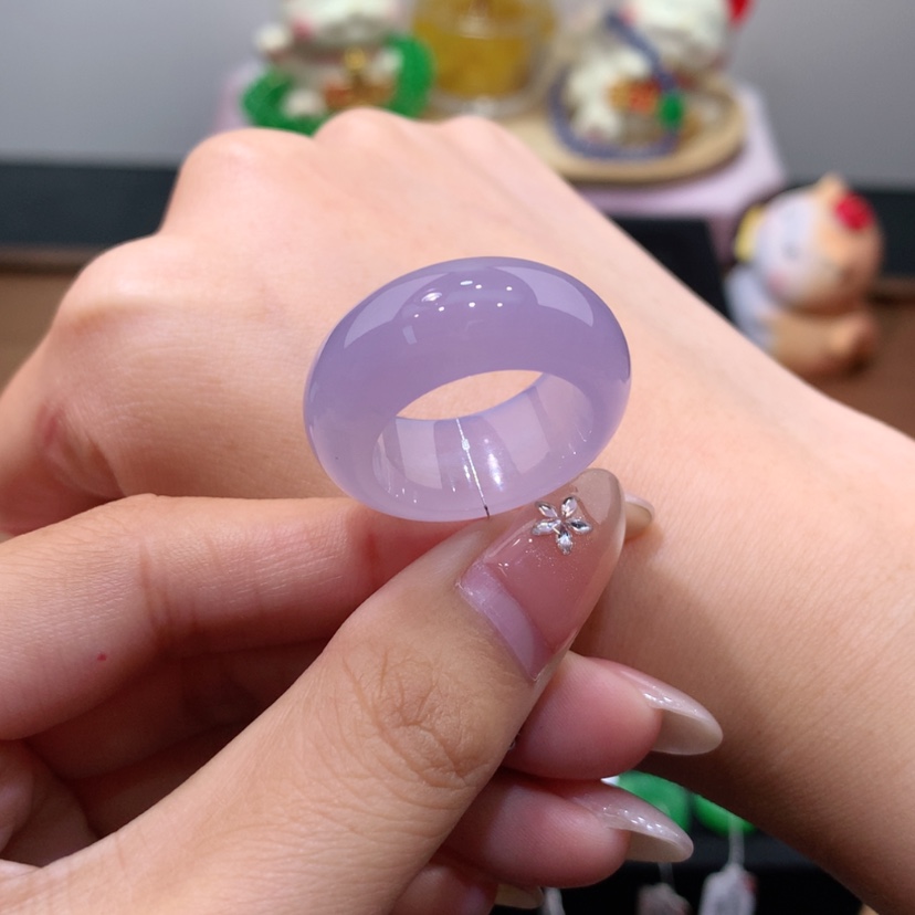 【闪购商品】未镶嵌戒指翡翠16-18号（新品）