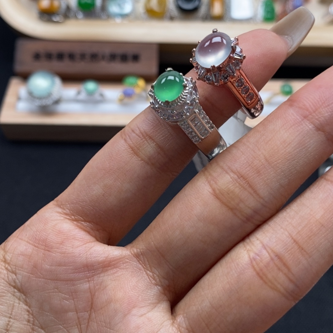 翡翠裸石缅甸天然A货翡翠（冬至大漏）