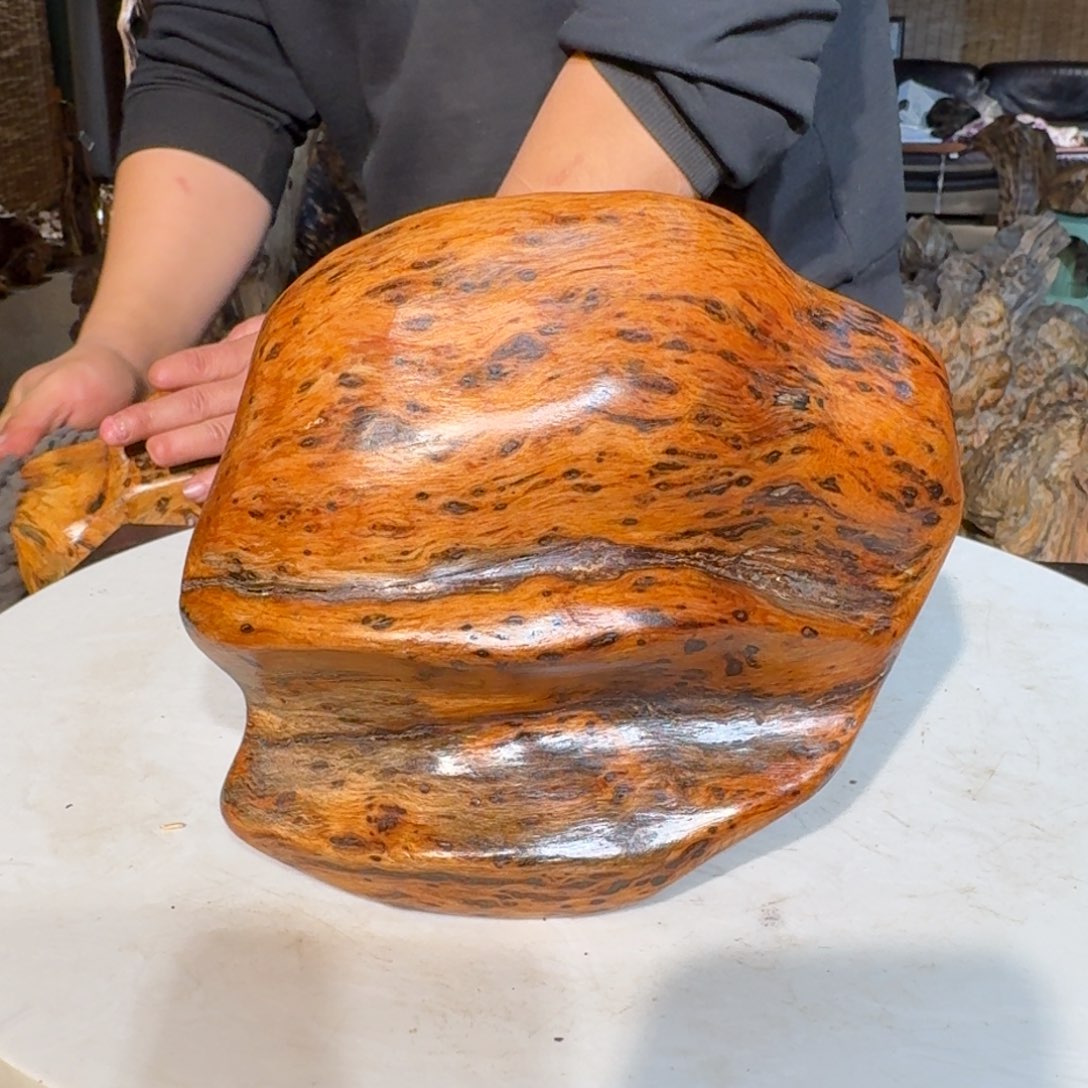 高***兴琥珀木北沉香琥珀木摆件定向链接81