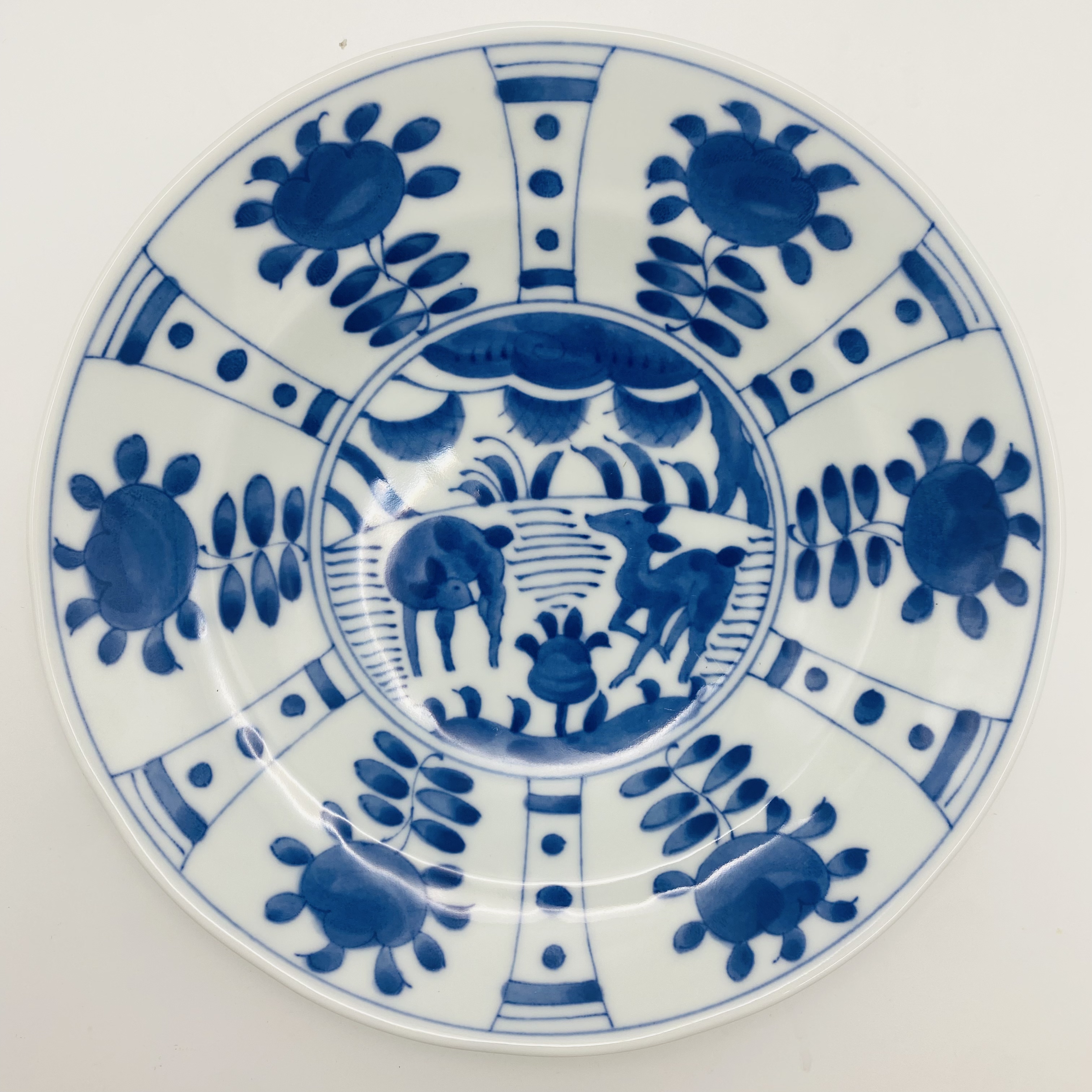 【店铺专属】圆形自选日式水墨元素中国风盘浅盘大盘釉下彩菜盘