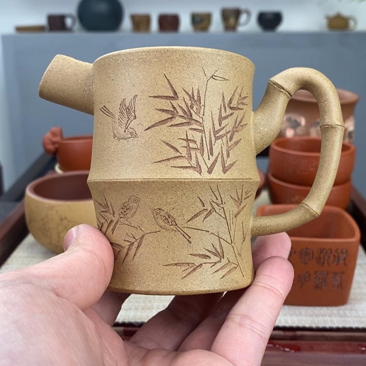 紫砂茶杯用****5宜兴紫砂主人杯