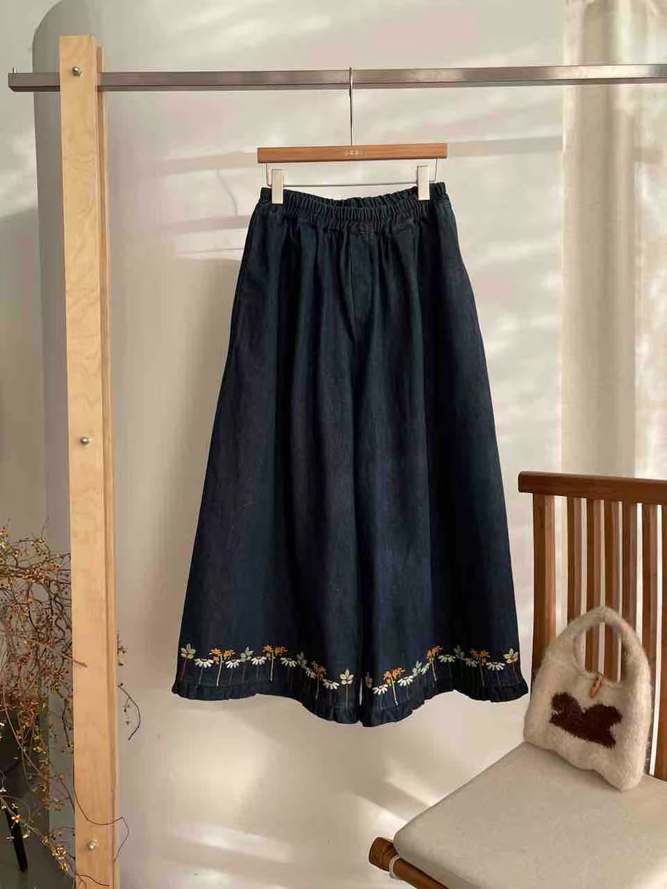 定制款#9762#刺绣抓绒裤 XX