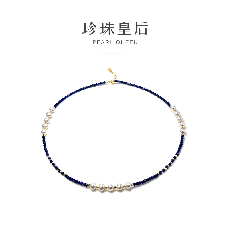 【珍珠皇后】S925银淡水珍珠项链（5-6mm）