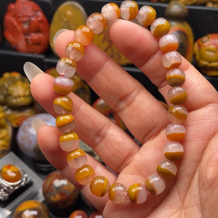 玛瑙/玉髓未镶嵌颈饰