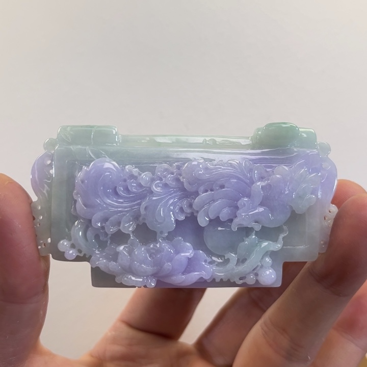 翡翠吊坠(赠链)未镶嵌代编织