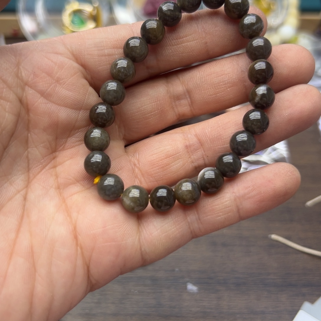 和田玉未镶嵌手链685