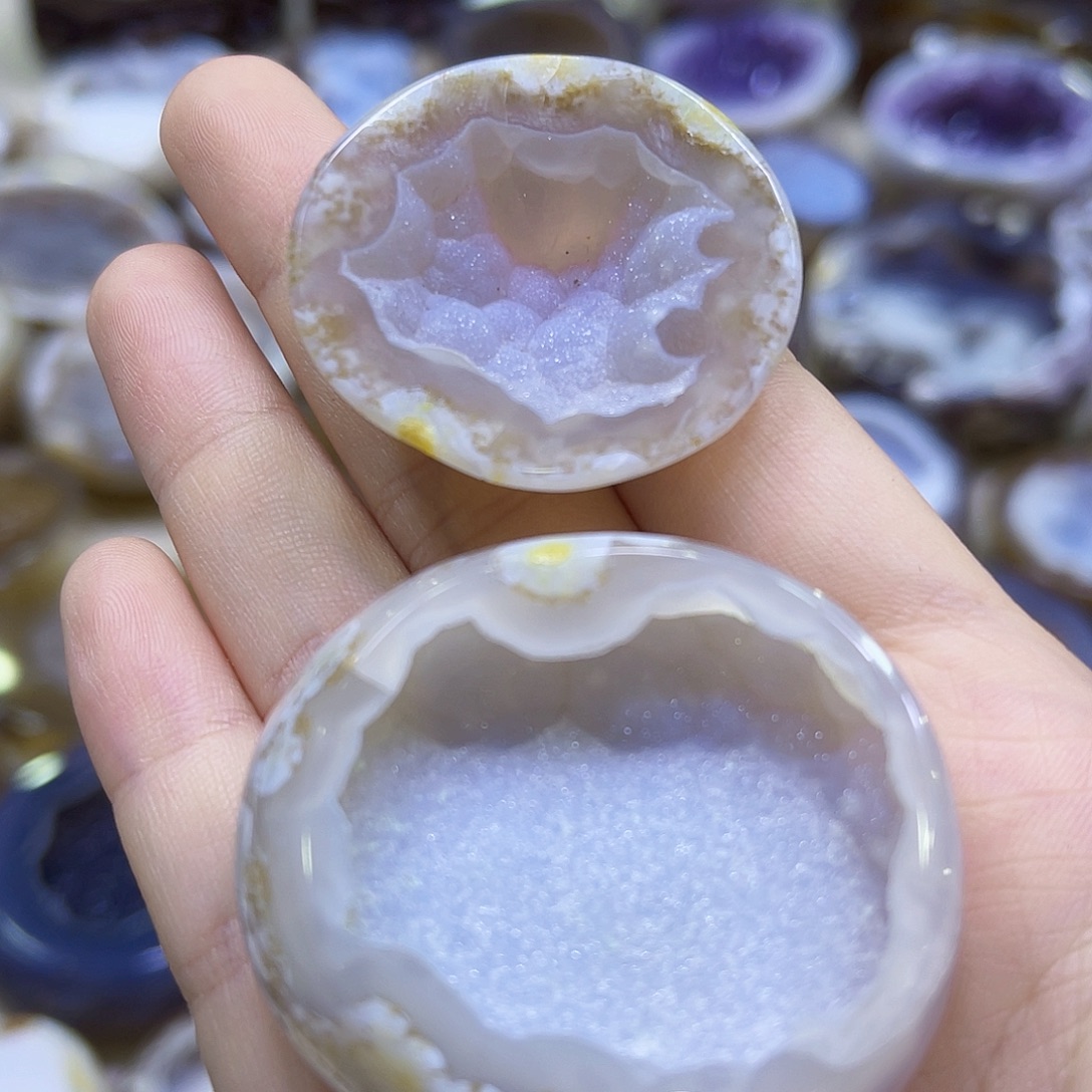 银S925镶嵌珠宝半成品紫晶