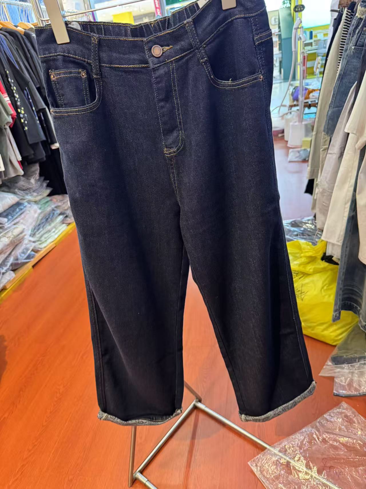 万万家爆款直筒秋季牛仔裤A5166（5008）