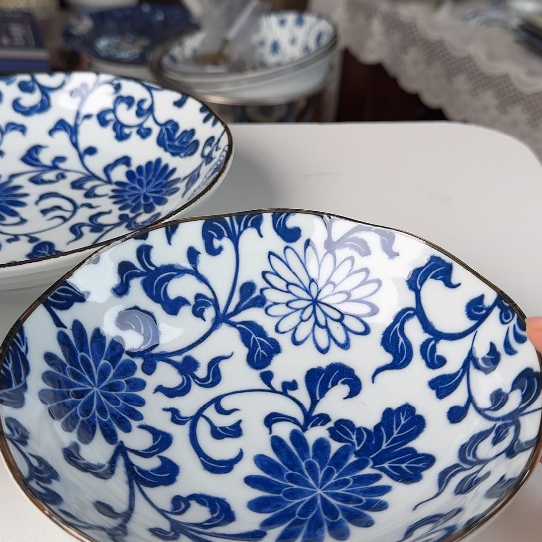 瓷1只16.5厘米深盘