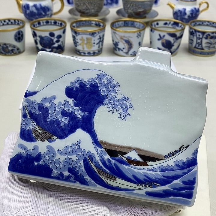 摆件九谷正品保真