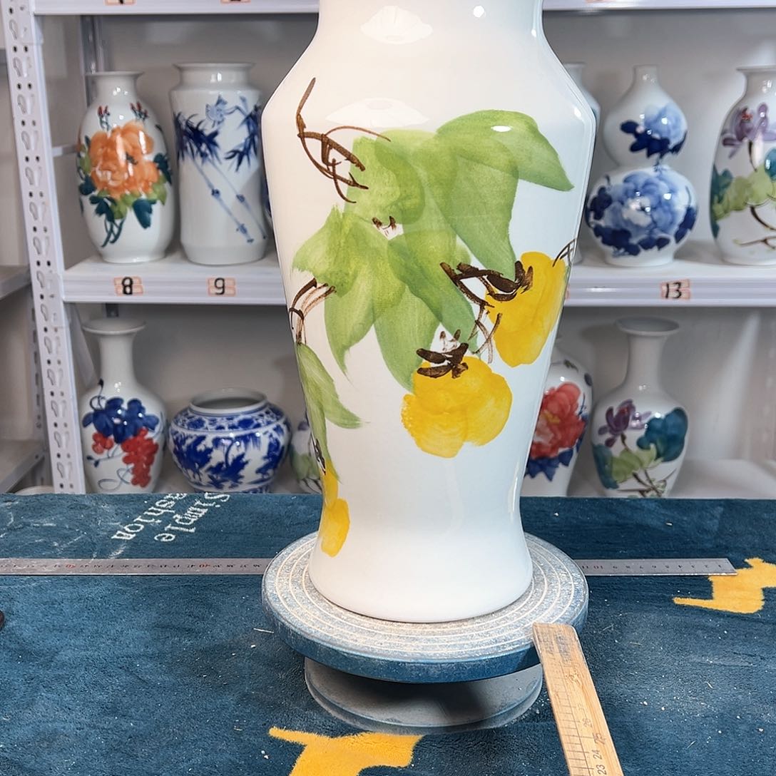 摆件景德镇陶瓷大鱼黄市