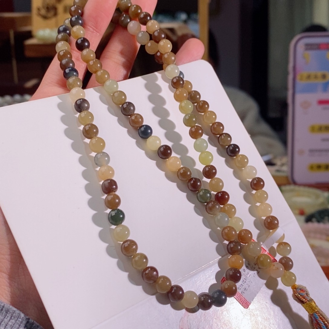 和田玉手串多样性拍一发一未镶嵌