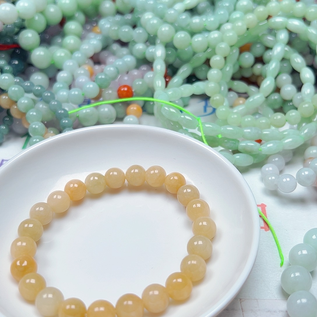 未镶嵌翡翠手链_*李