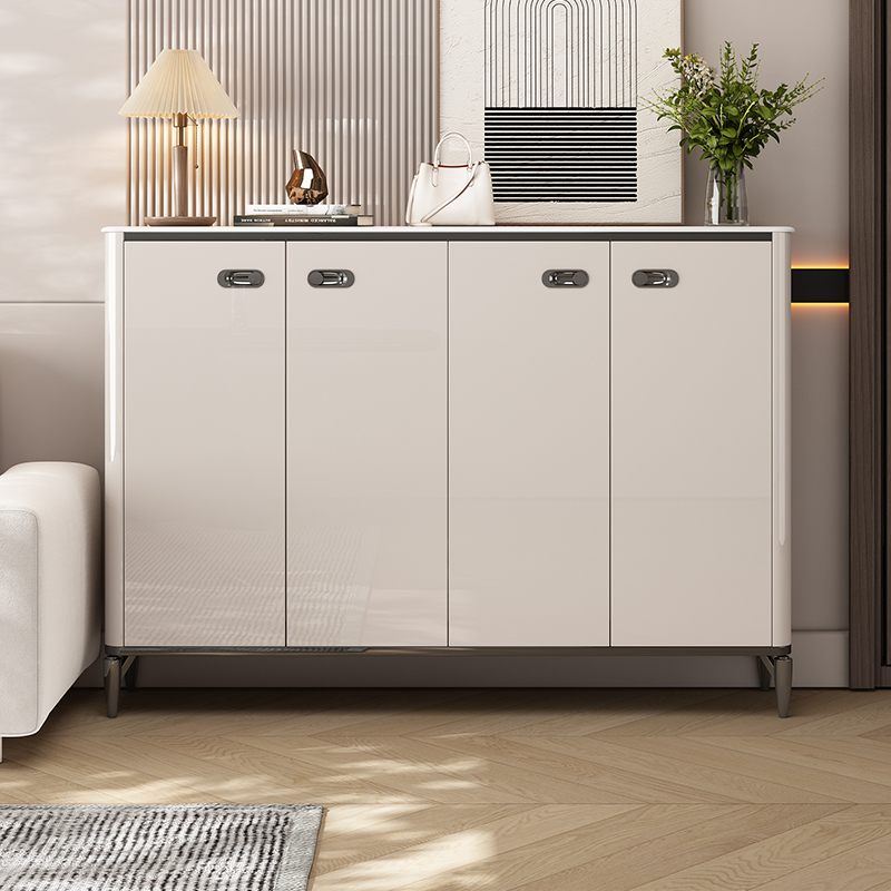 2025新款门口鞋柜家用大容量收纳一体靠墙入户现代简约鞋子收纳柜