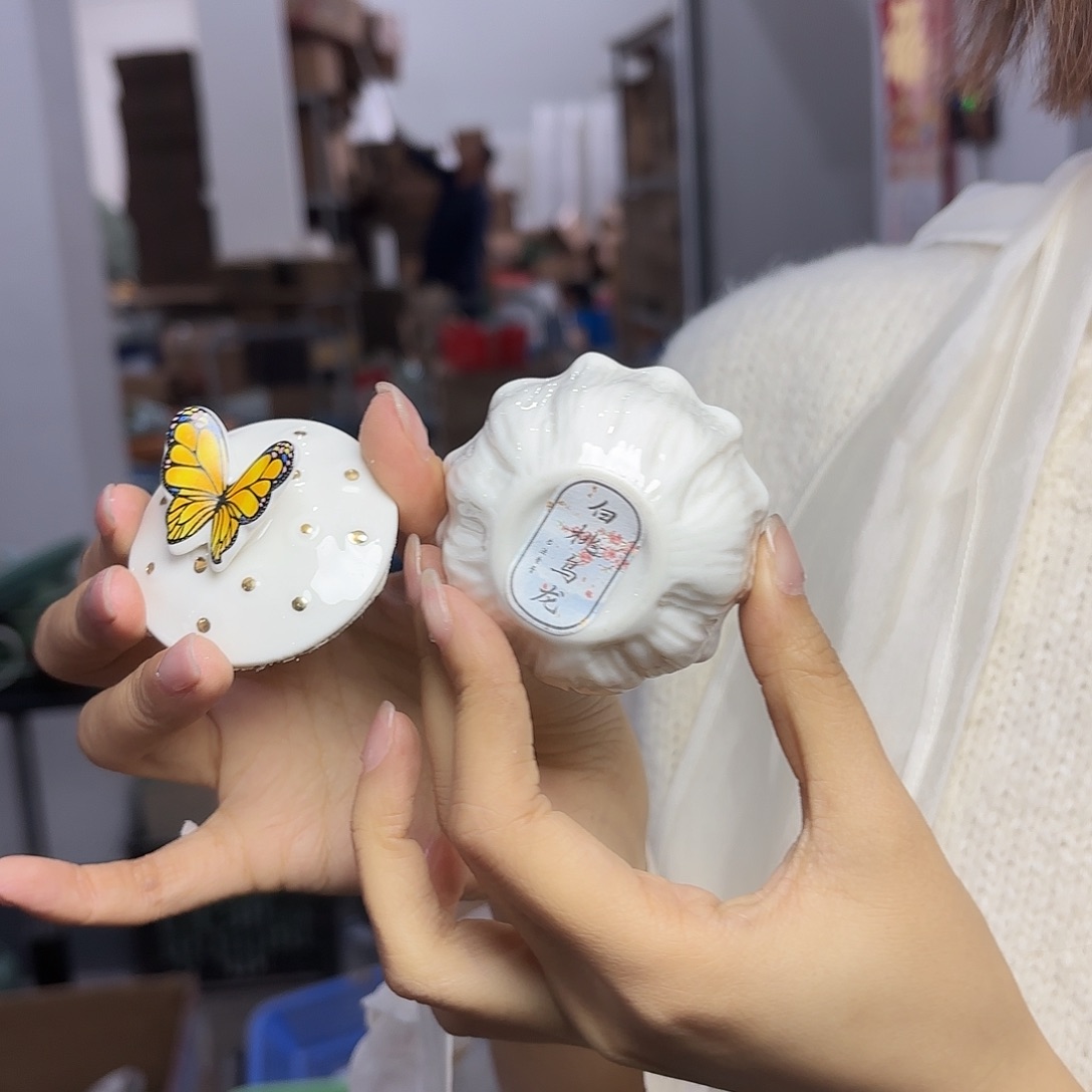 龙泉云间青瓷小米茶器
