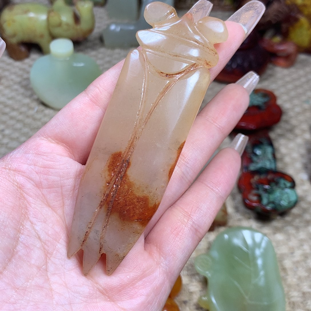 白玉菩提吊坠挂件